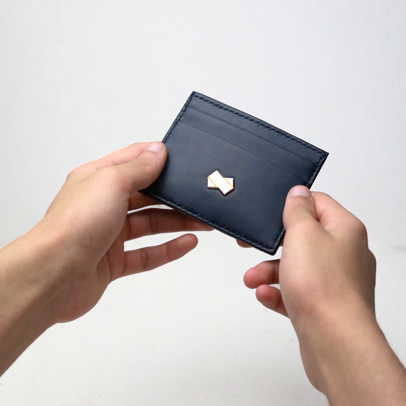 Porte Carte Bleu Marine