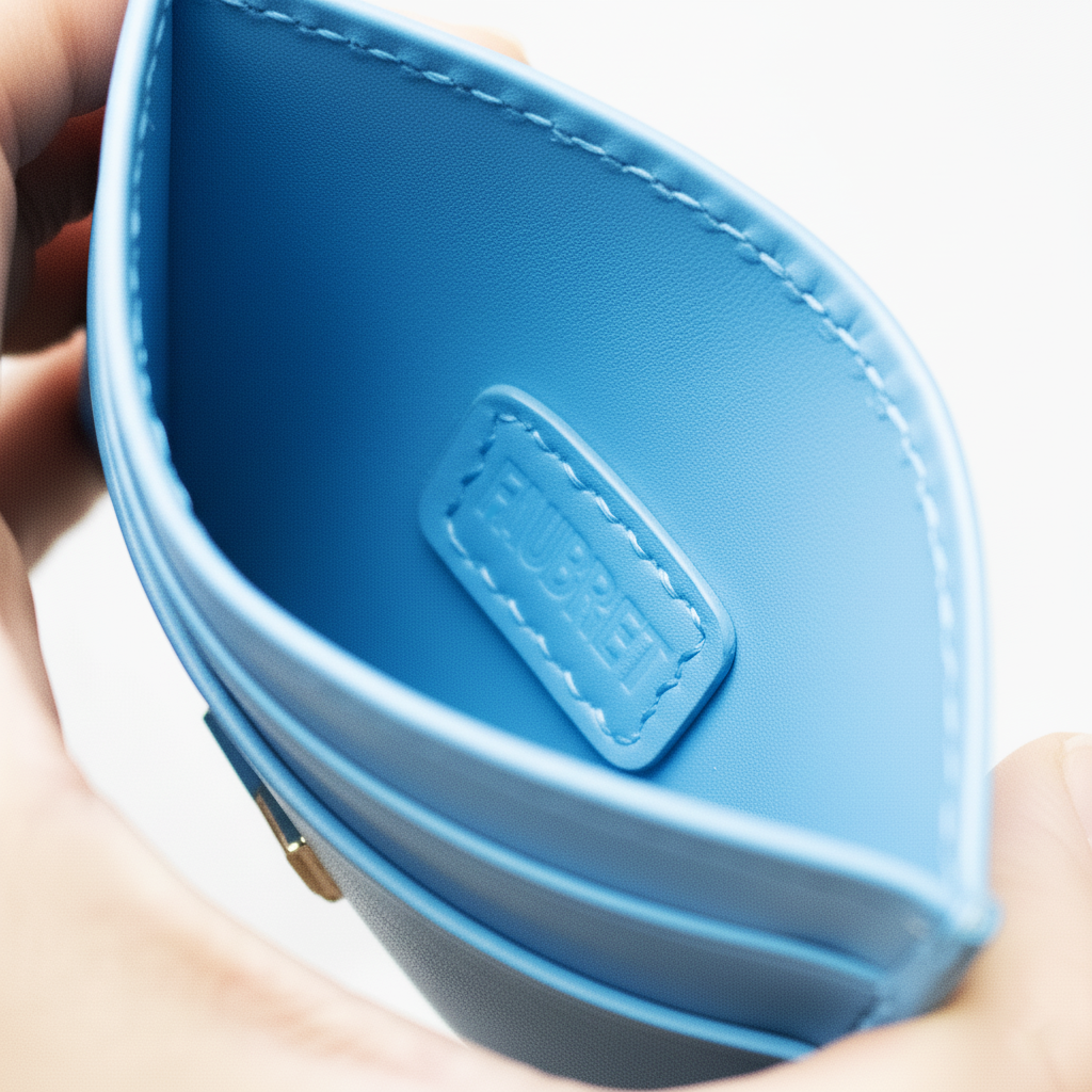 Porte Cartes Bleu Ciel