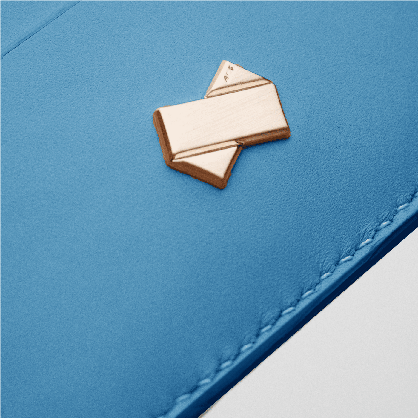 Détail en or brossé logo Ace