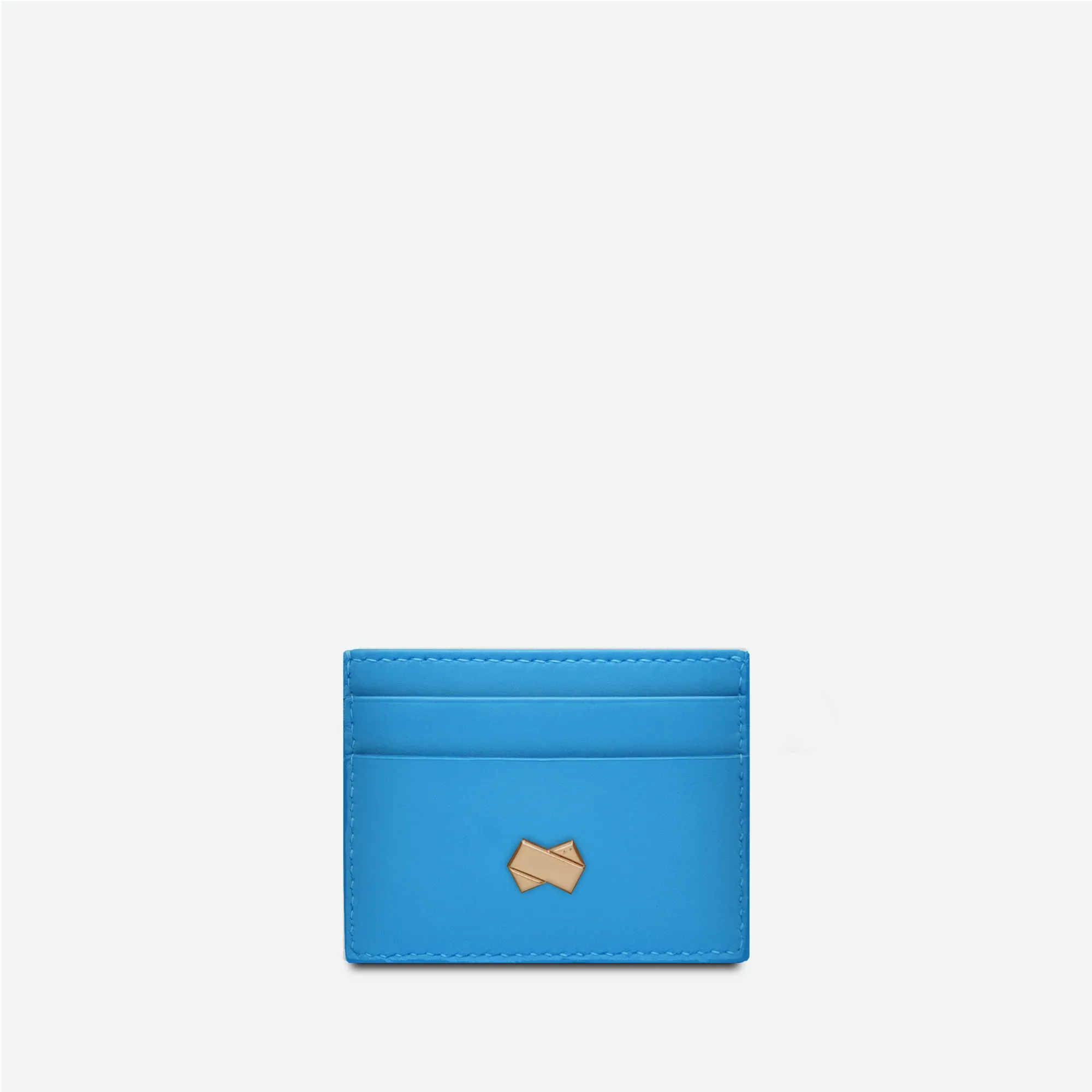 Porte-cartes bleues et doré