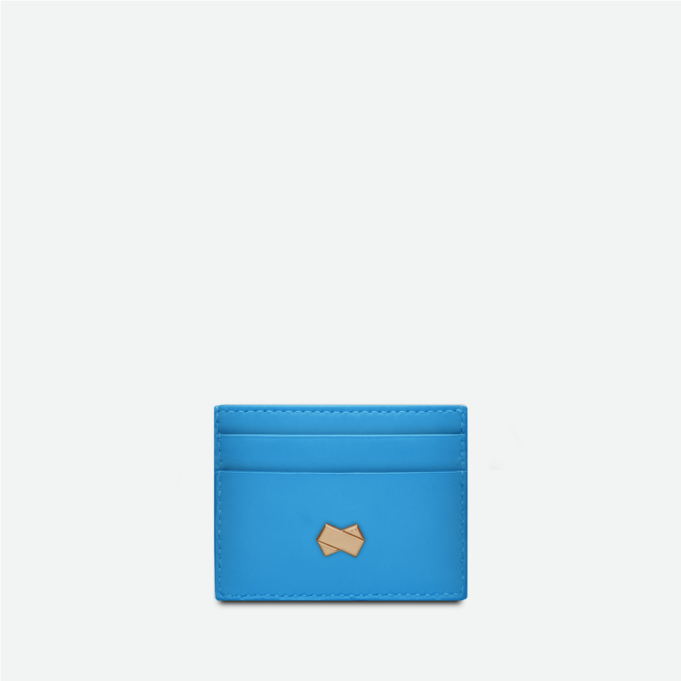 Porte-cartes bleues et doré