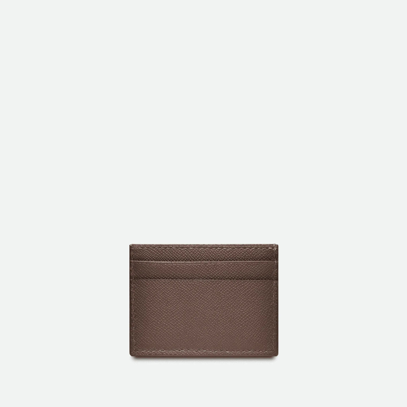 Face arrière du porte-cartes de crédit en cuir