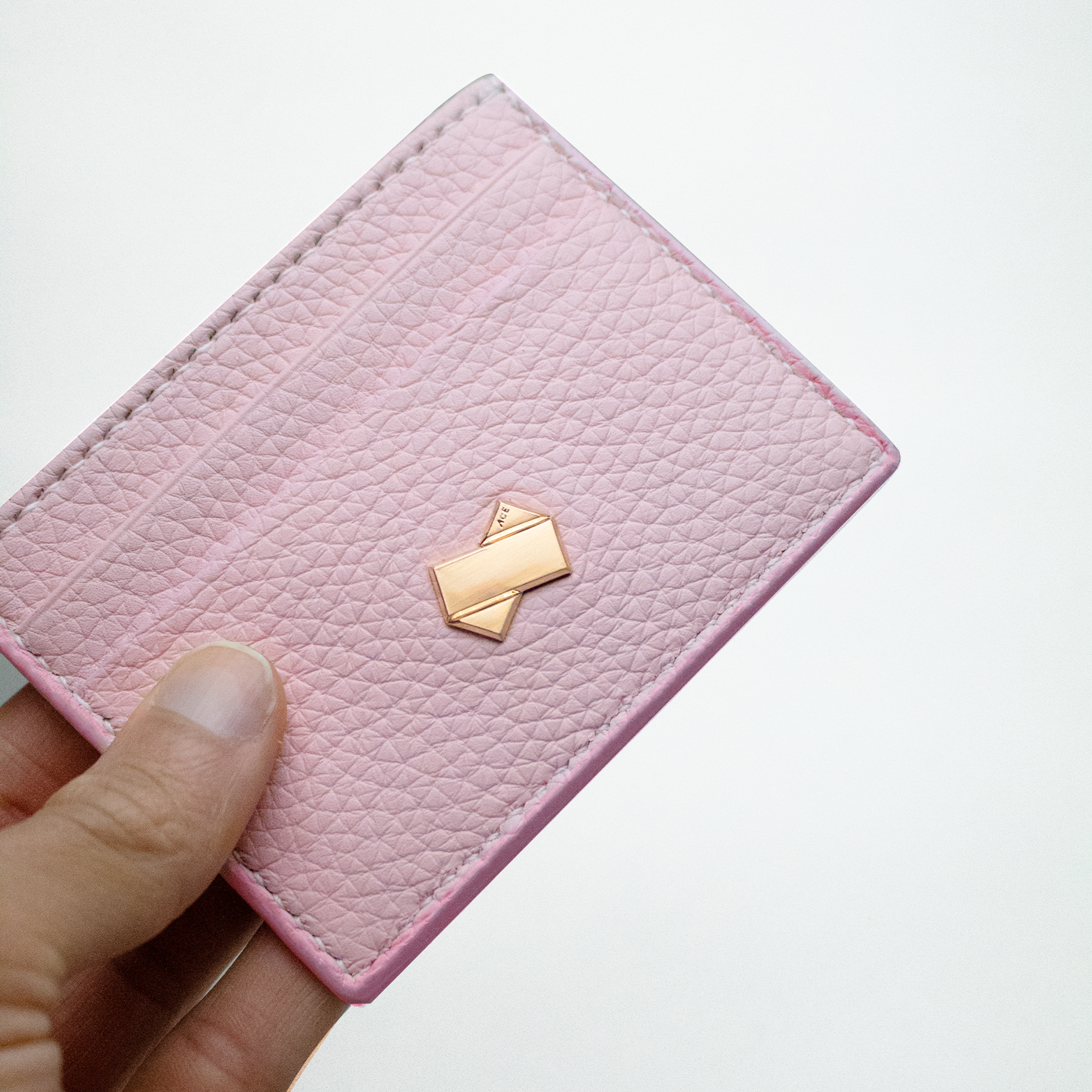 Porte Carte Femme Rose